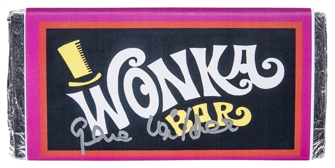 Gene Wilder Signed "WONKA BAR" (PSA/DNA)